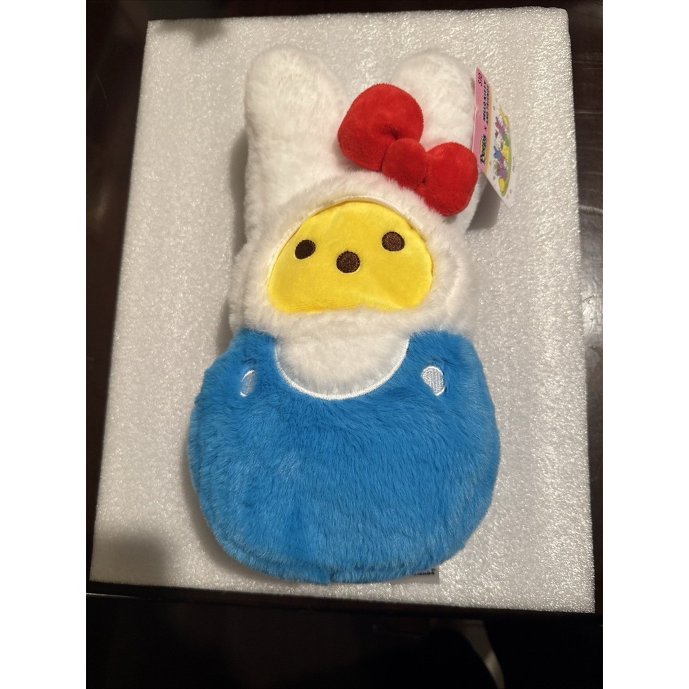 New! 12" Peeps x Hello Kitty Easter Bunny Plush With Tags